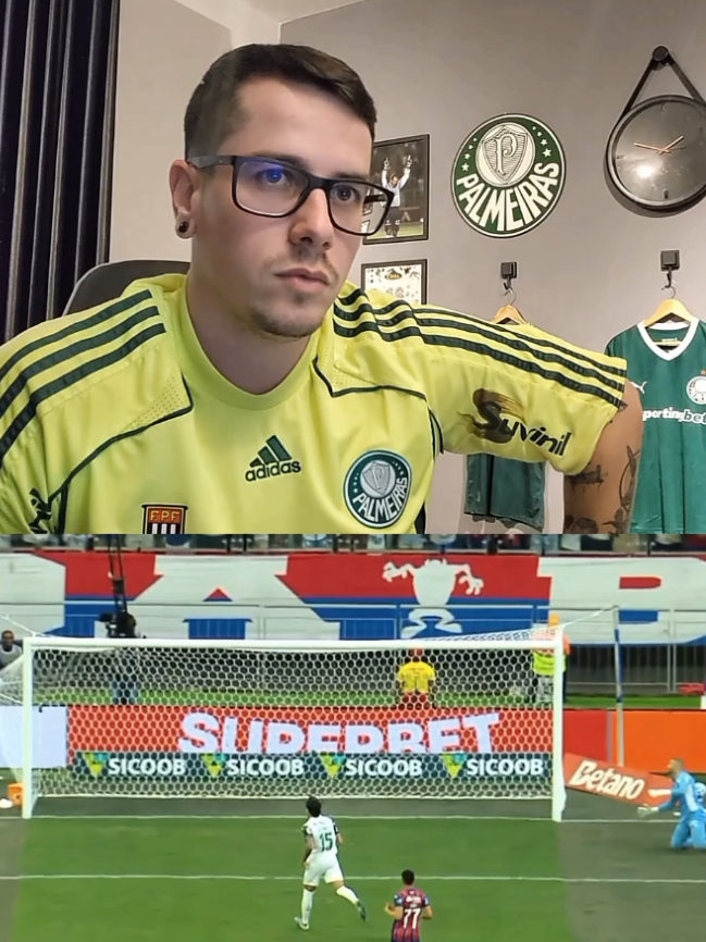 Bahia 1X0 Palmeiras reação Palmeirense Brasileirão! #bahia #palmeiras #futebol #fyp #reacao #porco #verdao #react #viraliza #brasileirao 