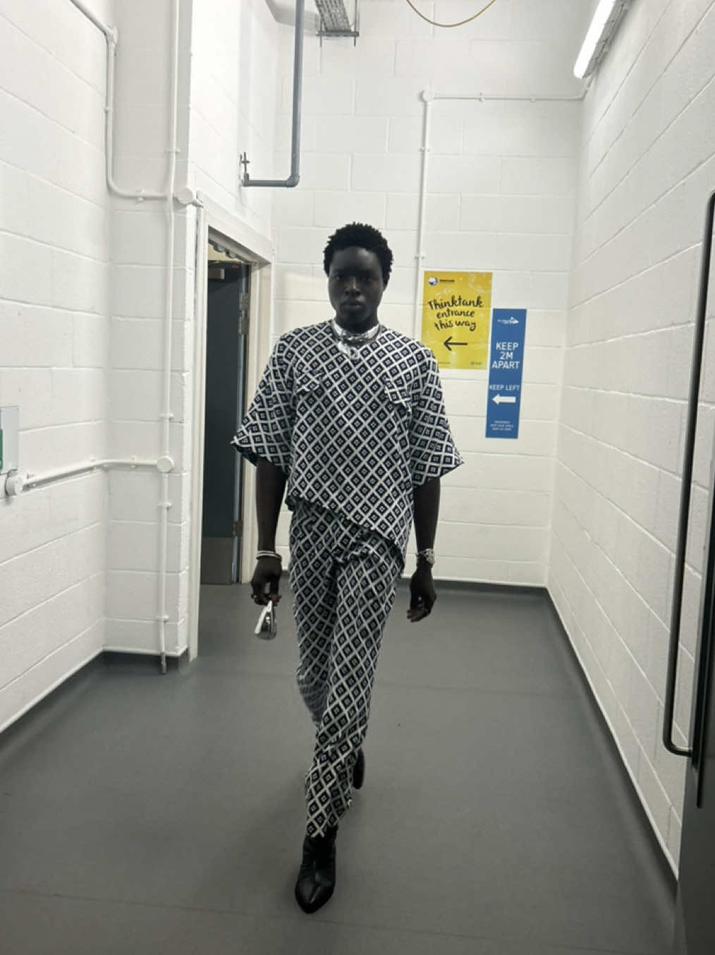 I had the opportunity to walk in Birmingham fashion week today and this was my fourth look. Designed by @ventuna on instagram and styled by @laurajaynestylist on instagram  #birminghamfashionweek #birminghamamfashion #runwaymodel #backstage #birminghammodel