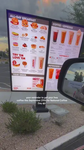 Tomorrows National Coffee Day !!! ☕️ #CapCut #coffee #nationalcoffeeday #arizona #free 