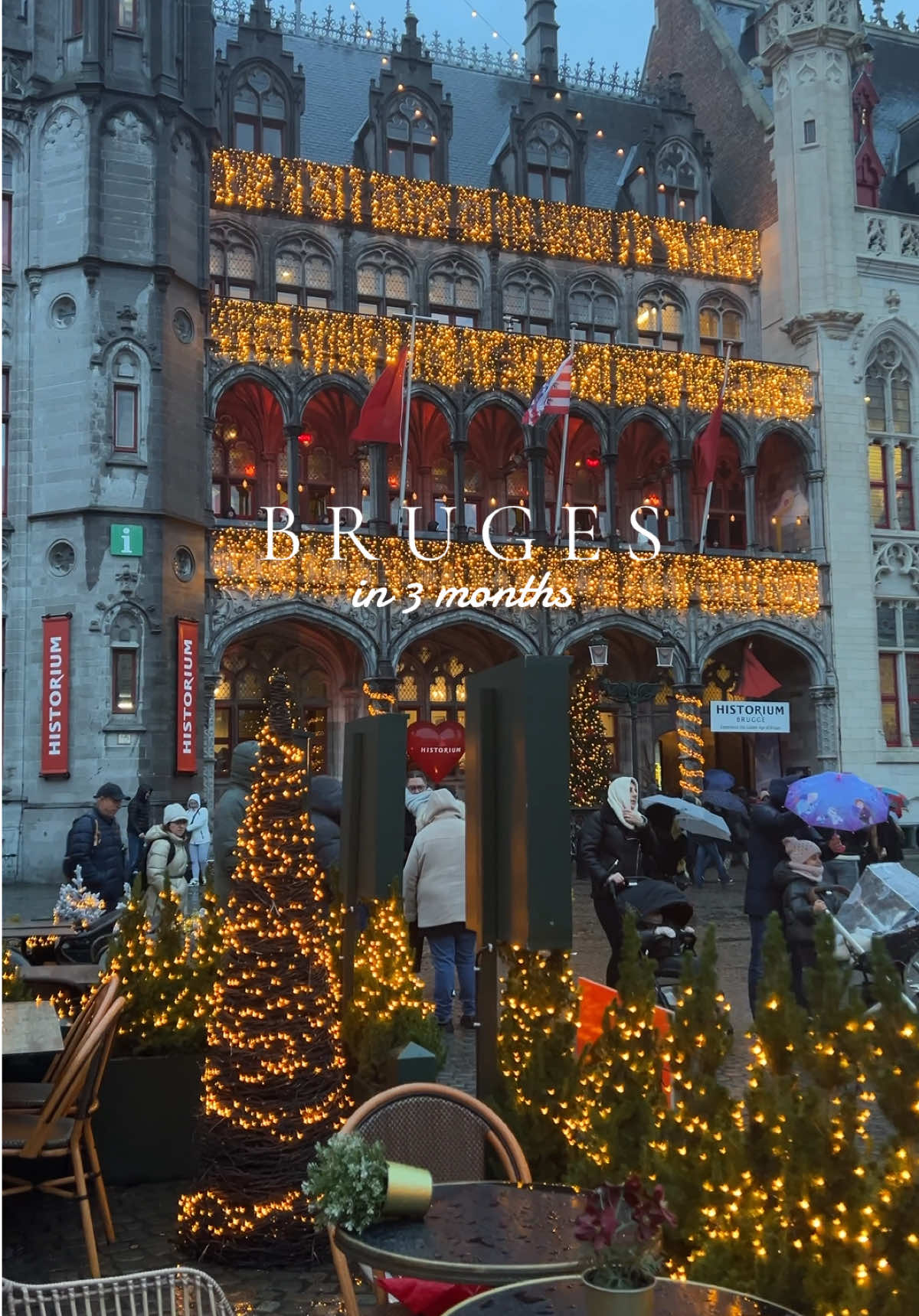 Bruges will look like this soon 😍 #bruges #brugge #christmasseason #christmasinspo #christmaslights  Christmas in Bruges, Christmas in Belgium, Christmas season in Bruges