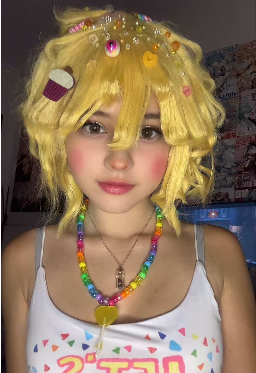 YAYY NEW COS HEREE 💕 #fnaf #fivenightsatfreddy #toychica #fnafchica #fnafcosplay 
