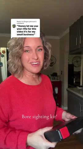 Replying to @Bingus johnson #boresightingkit #hunting #huntingseason #deerhunting  #womenhunters 