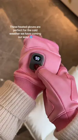 This is gonna be saving me this winter, my hands have never been this warm during winter 🥶 #gloves #heatedgloves #warm #cold #spotlight 