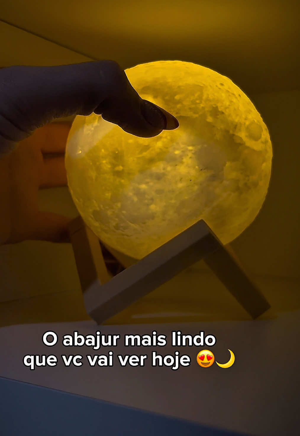 impressionada com o preço e a qualidade disso.. ✨🤌🏻 #abajurdecorativo #luminariasdecorativas #luacheia #decoracao #ofertas 