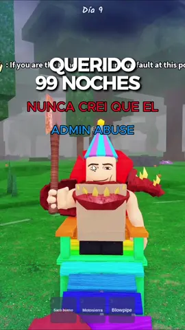 El dia que el Admin si Abuso de mi Amigo😔 En 99 Noches En el Bosque🌲#roblox #99nochesenelbosque #99nightsintheforest #robloxtiktok #robloxgame 