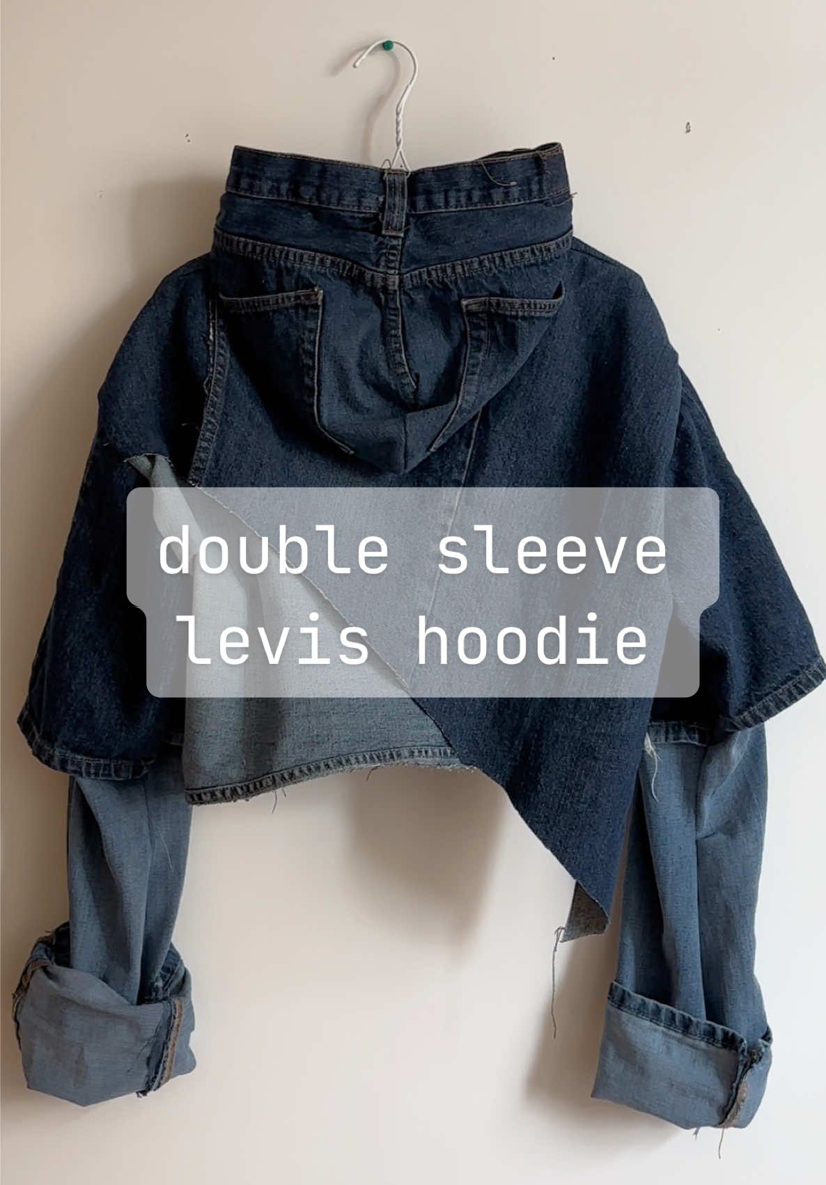 this one cool 🙂‍↕️ #rework #sewing #upcycle #sustainablefashion #levis 