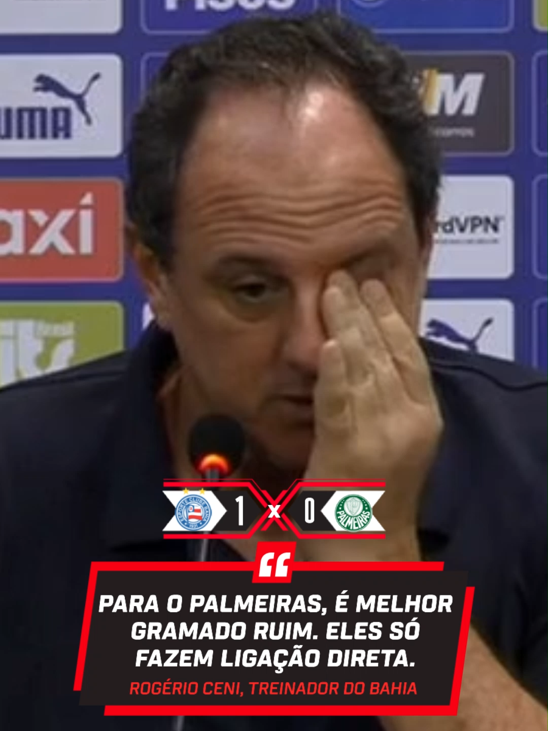 Após as reclamações do Palmeiras sobre o gramado da Fonte Nova, Ceni foi DIRETO em entrevista coletiva #bahia #futebolnaespn #ceni #futebol #gramado #palmeiras #abelferreira #tiktokesportes