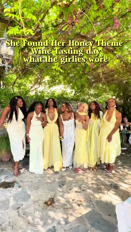 She found her honey Bachelorette Theme winery day in bodrum #bachelorette #bacheloretteparty #outfitinspo #DestinationBachelorette #outfitideas #shefoundherhoney #bachelorettetheme 