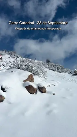 Cerro Catedral - 28 de Septiembre ❄️ #nieve #paratii #fyp #tiktok #bariloche 