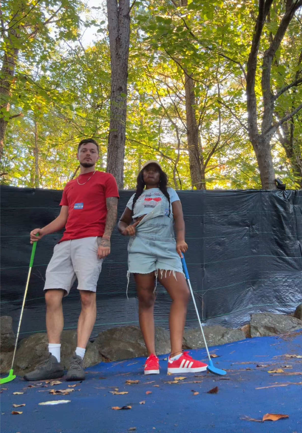 Sunday funday #minigolfing #LanguageLearning #fyp #lol #dateideas 