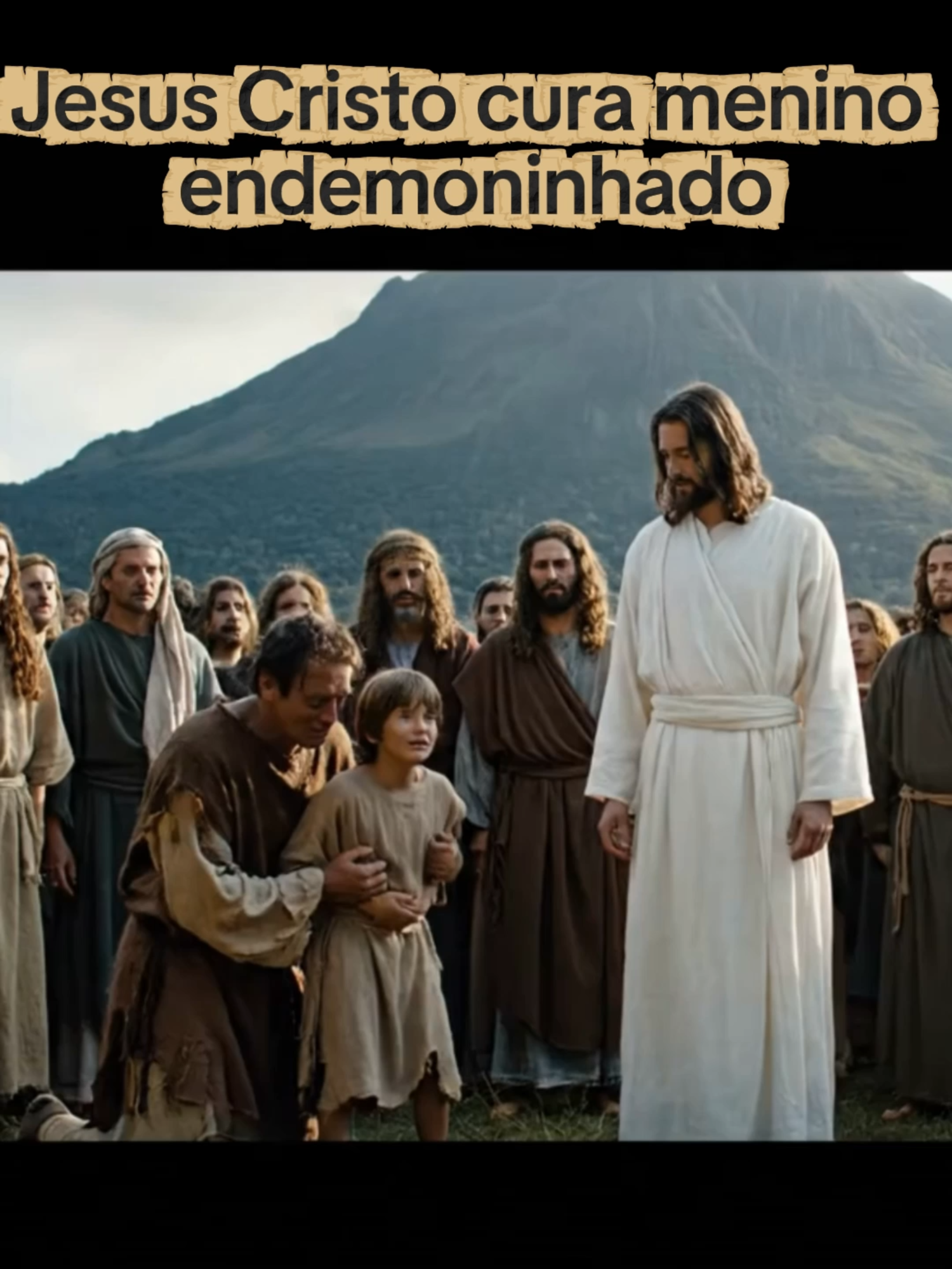 58 - Jesus Cristo cura menino endemoninhado #jesus #ia #palavradedeus #musicagospel #cristaojovem #cristaoedificante #jesuslovesyou #biblianotiktok #biblia #bibliasagrada #amor #inspiracao #emocao #cristo #jesuscristo