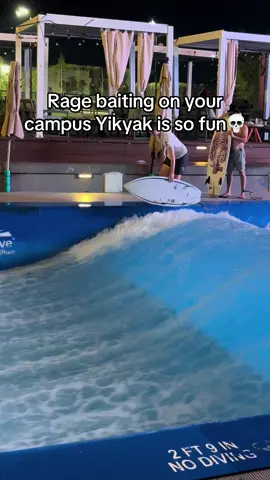Cause why are you complaining about the music club playing on the stage they have permission to use? You came to this school knowing the stage was right outside the library. #yikyak #college #surfing #citywave #ragebait 