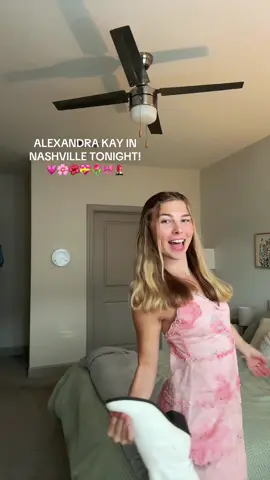 @Alexandra Kay NASHVILLLEEE show tonight!! Pull up! Oh and new album out 10/24 did we mention?!?🩷🩷