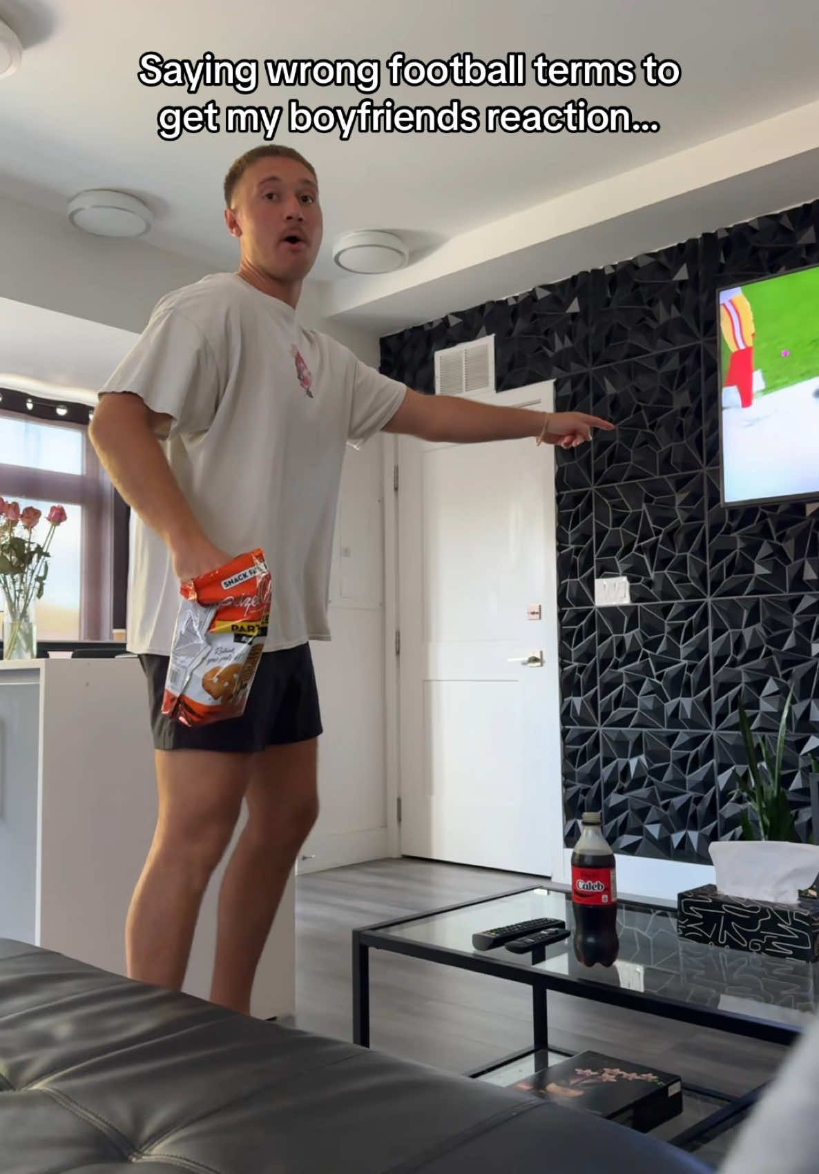 The way he kept looking back 😭 #fyp #couplescomedy #couplescontent #ragebait #calebnandrea 