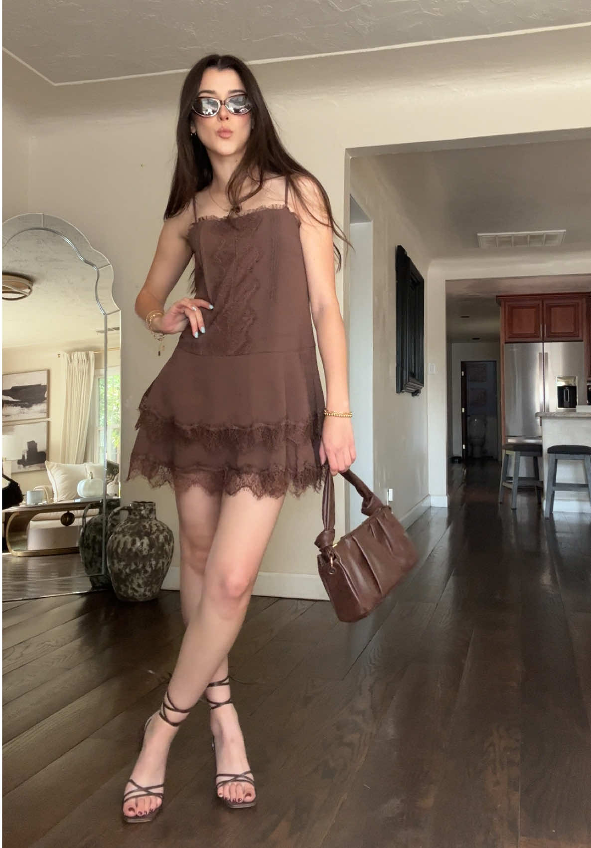 All I wear is brown 🤎 @Lulus #fyp #OOTD #monochrome #outfitoftheday #styleinspo 