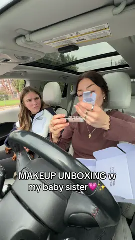 Raise your hand if you think Livie should be a regular in my videos🤭💗  @Saie  #makeup #unboxing #glowy #products #productsyouneed 
