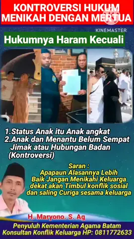 Hukum Menikah dengan Mertua? 