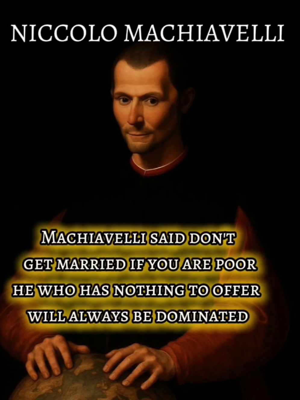 Niccolo Machiavelli Link of the book : https://alonebymyself.gumroad.com/l/pntdy?wanted=true #DeepThinking #DeepThoughts #niccolomachiavelli #machiavelli #lifephilosophy 