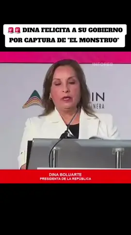🔴#QuienRealmenteSeMereceLasFelicitaciones. 🚨🚨 DINA FELICITA A SU GOBIERNO POR CAPTURA DE 
