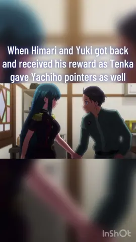 And it would seem that Yuki’s reward was now starting as Tenka was giving Yachiho pointers in her match and shushu was going to check on Yuki and Himari I wonder what’s going to happen now #dbz_editz1 #fyp #foryourpage #animetiktok #chainedsoldiermarathon 