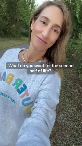 We spend so much time planning the first half of life… but what about the second? What do YOU want it to look like? 👇  #G#GenXMomsw#womenover40w#womenover50S#SecondHalfOfLifeRealTalk