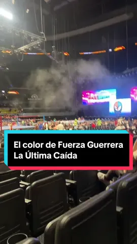 Fuerza Guerrera: La Última Caída. Este es el color en la Arena CDMX de la última función de lucha libre de una leyenda. #espirituselring #luchalibre #wrestlertok #crirspirit 