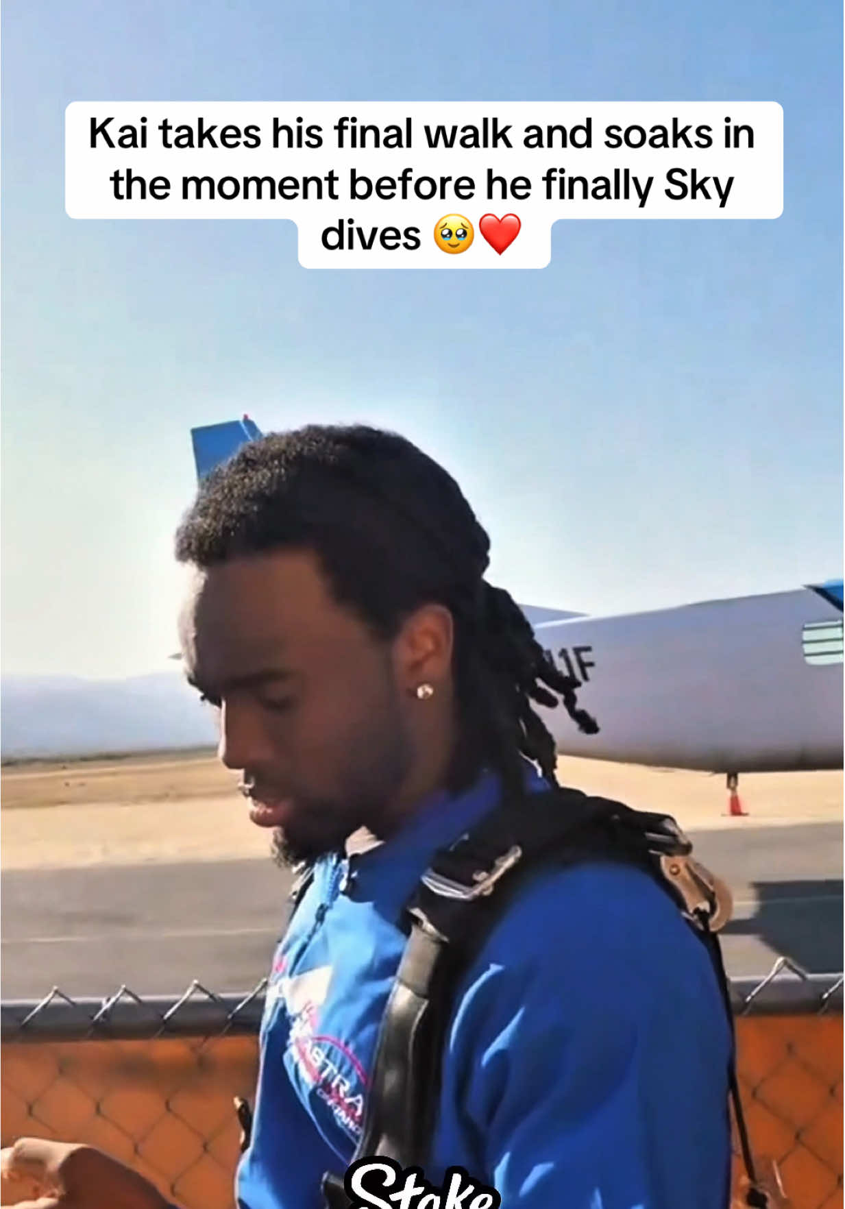 Kai takes his final walk and soaks in the moment before he finally Sky dives #fyp #kaicenat 