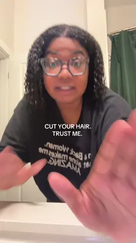 It will be YEARS before I ever consider growing my hair out. I can’t believe I waited this long to cut my hair. #bobiana #shorthairstyles #curlyhair #straightnatural 