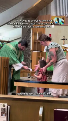 Thank you, God. For everything. Especially your holy sacrament of baptism. #baptism #lutheran #sacrament #christiantiktok 