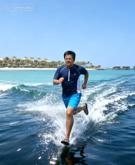 running in the ocean effect💥#followtiktokvideos 