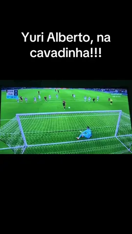 Cavadinha, Yuri Alberto #flamengo #corinthians #saopaulo #fyp #brasileirao @Corinthians 