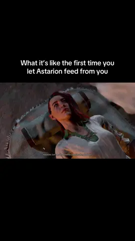 It was love at first bite. #astarion #bg3 #neilnewbon #astarionscaprisun #fyp