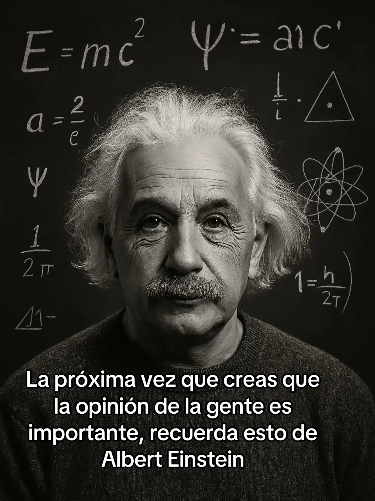 La reputación es solo ruido.  Opiniones, juicios, proyecciones. Nada de eso te pertenece. Vivir para la reputación es vivir para otros. Vivir desde la conciencia es vivir en verdad. Y la verdad no necesita aplausos. Lo que piensen de ti no es tu tarea. Tu tarea es ser fiel a lo que sabes que eres. Ahí empieza la libertad. #alberteinstein #frases #autoayuda #reflexiones #libertad 