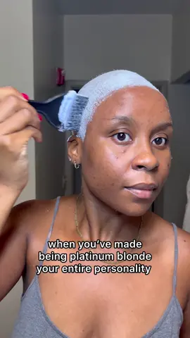 Bc baby as soon as the salt & pepper starts forming, its time for another FRESH bleach job. Grab my eguide for a full tutorial! 💙 tinyurl.com/tbeguide  #thetiffaniblu #platinumblondeblackgirl #blackgirlblonde #atlantarussianmanicure #atlnailtech 