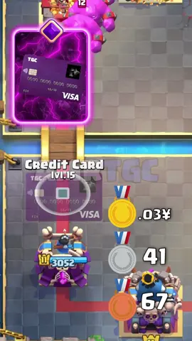 Evo Credit Card #clashroyalememes #clashroyale 