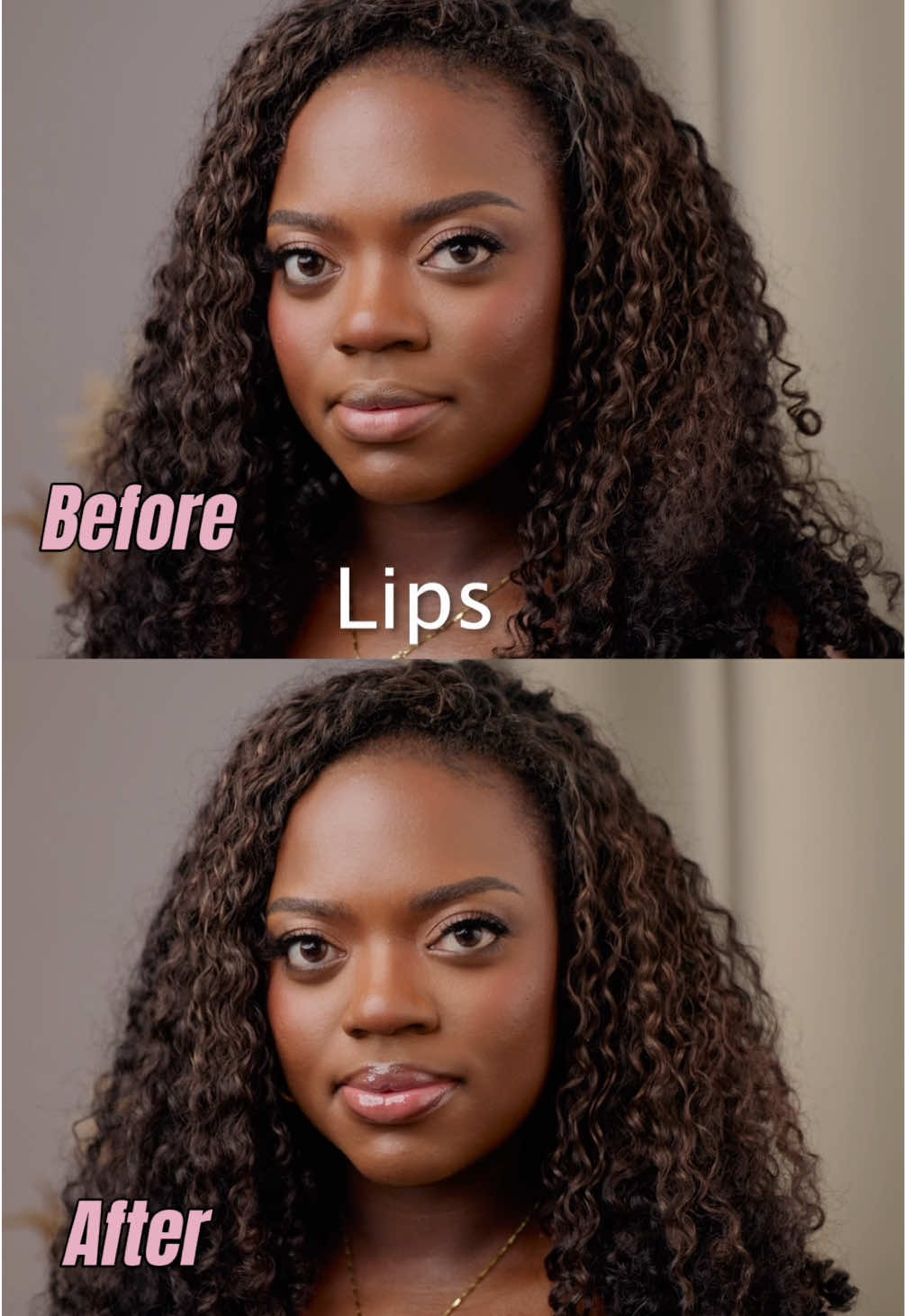 Before and after each step of my quick makeup routine✨ #quickmakeuptutorial #easymakeup #makeupforwork #makeupforschool #microbeautyinfluencer 