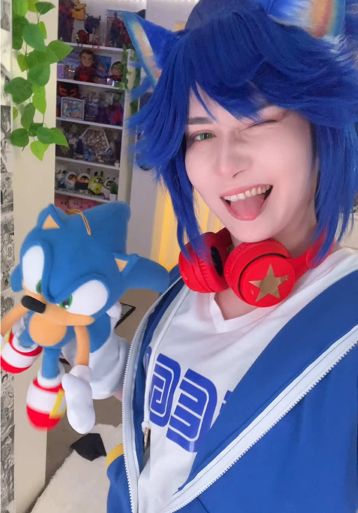 I love this blue hedgehog 🦔💙  #sonicthehedgehog #sonic #soniccosplay #sonicmovie3 #sega 