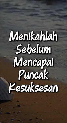Kesuksesan dunia bukan alasan untuk menunda ibadah terbesar dalam hidup ini: pernikahan. Jangan tunggu sampai puncak dunia, tapi kejar ridha Allah sejak awal. Berikan pendapatmu tentang video ini dan jangan lupa tag teman-temanmu agar dapat faedahnya juga. Video ini bebas dishare. #nikah #motivasiislami #ustadzkhalidbasalamah 