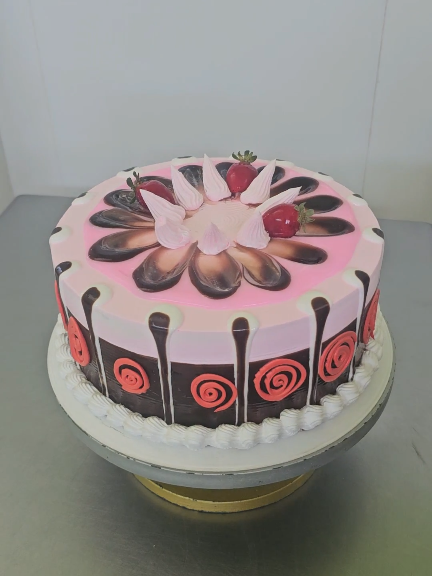 tutorial facil para decorar tortas faciles #ideascake #pastelescreativos #cakedecorating