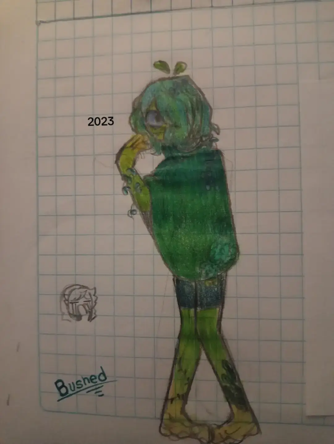 Ando nostálgica jsjjs el primer dibujo lo encontré en un cuaderno viejo le tome foto y decidí redibujarlo a media clase  también encontré otros dibujos pero eso ya es pa otro video  #dibujo #tiktok #tengosueño 