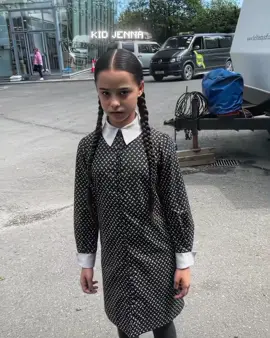 Kid Jenna meets Jenna Ortega! 😍💖 #wednesday #jennaortega  #viral #edit #fyp @editor k thank you for 24.7k😊❤️‍🩹 follow my 2nd account 🙏❤️