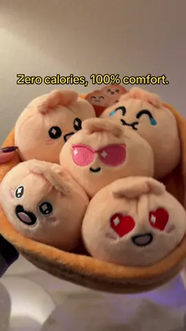 Emotional support dumplings! #cutetoys #squishy #dumpling #cute 