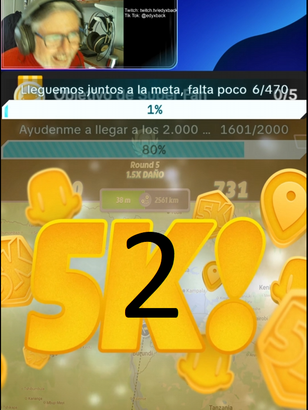 Mi segundo 5K en GeoGessr en Live, en mi ciudad SCL #tiktokviral #geogessr #parati