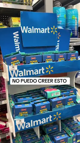 No puedo creer esto 😱😱 ¿la conocías ? ¿La probarías ? Que impacto de esponja ! 😱😱 #nuevosproductos #esponja #walmart 