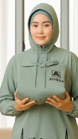 Promo Jas Hujan Pria dan Wanita ATHENA model Hoodie Anti Rembes 