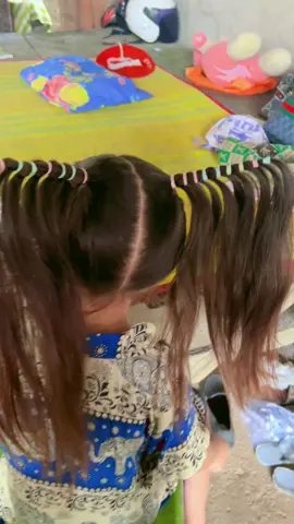 Funny hairstyle 😂😂😂  #cutehairstyles #demonhunter #fyp #golden #funnyvideos 