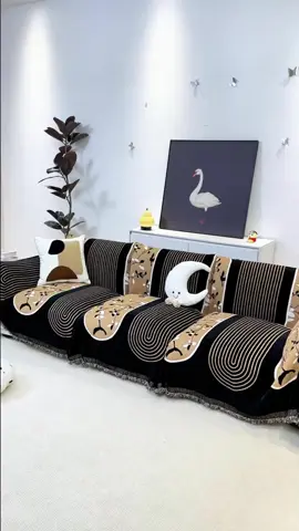 Phủ sofa hoạ tiết cực đẹp, dày dặn nhiều kích thước lựa chọn #decorphongkhach #khanphusofa #sofacover #xuhuong 