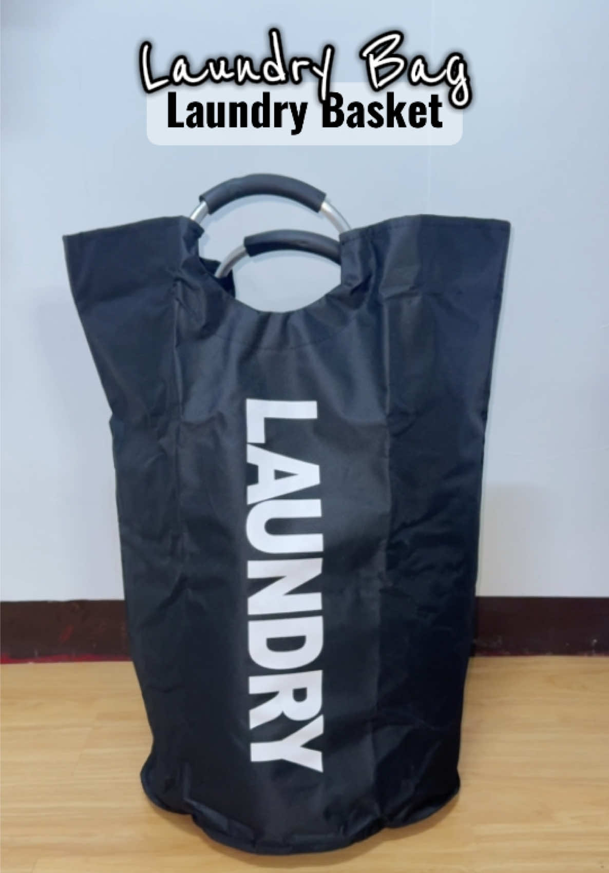 Tired of messy laundry? 😩 This Foldable Oxford Laundry Bag is thick, waterproof, and space-saving! May soft handle pa for easy carry—perfect sa bahay or dorm! #fyp #laundrybag #laundrybasket #basket #laundry 