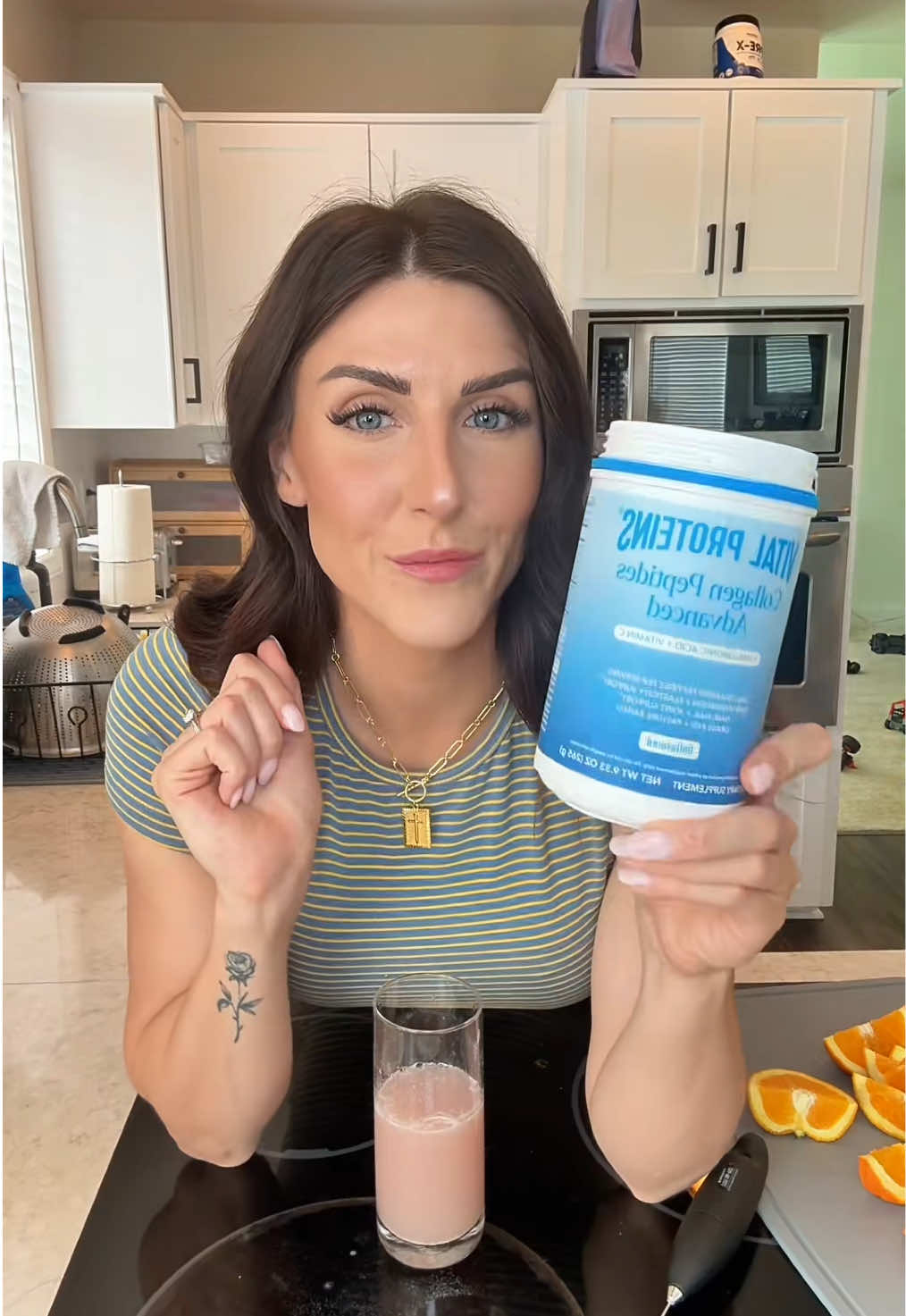 Perks of drinking your skincare with our Collagen Peptides Advanced from @Madison 