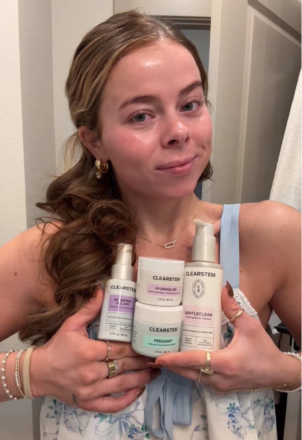 perf skincare routine 💜 #fyp #skincare #clearstemskincare @CLEARSTEM Skincare 